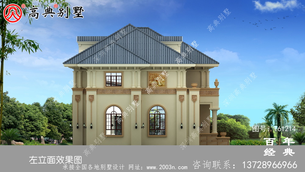 新農村簡單兩層別墅設計圖紙_農村兩層自建房屋設計圖