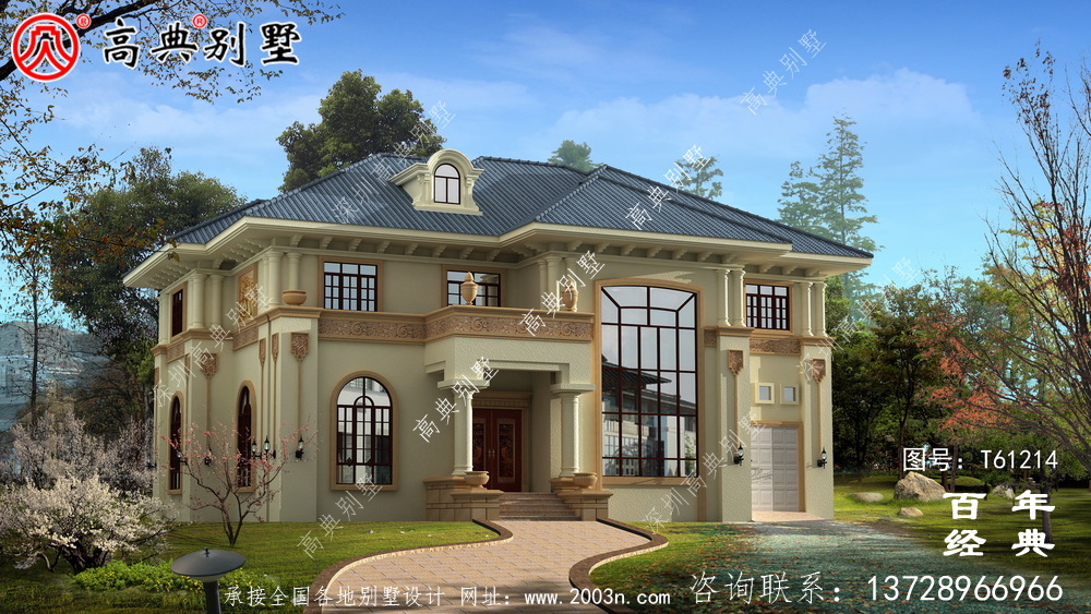 新農村簡單兩層別墅設計圖紙_農村兩層自建房屋設計圖