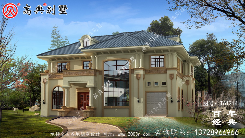 新農村簡單兩層別墅設計圖紙_農村兩層自建房屋設計圖