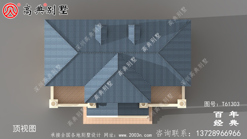 農村三層歐式別墅設計圖紙及效果圖_農村三層房屋設計