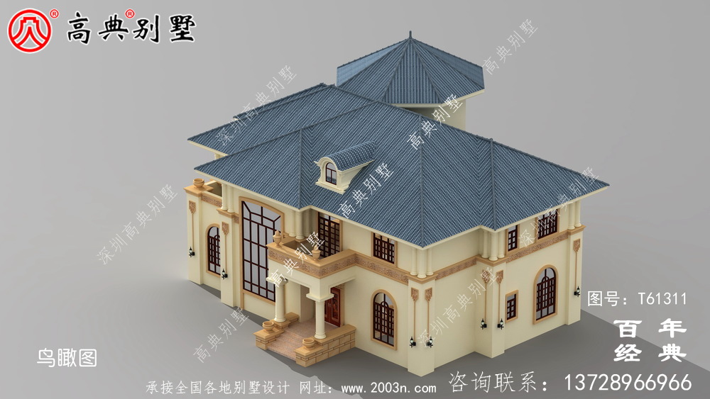 新農(nóng)村復(fù)式兩層歐式別墅設(shè)計(jì)圖紙_農(nóng)村兩層自建房屋設(shè)計(jì)圖