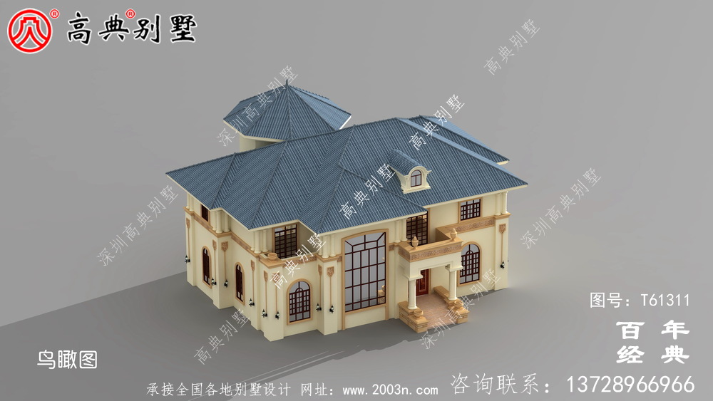 新農(nóng)村復(fù)式兩層歐式別墅設(shè)計(jì)圖紙_農(nóng)村兩層自建房屋設(shè)計(jì)圖