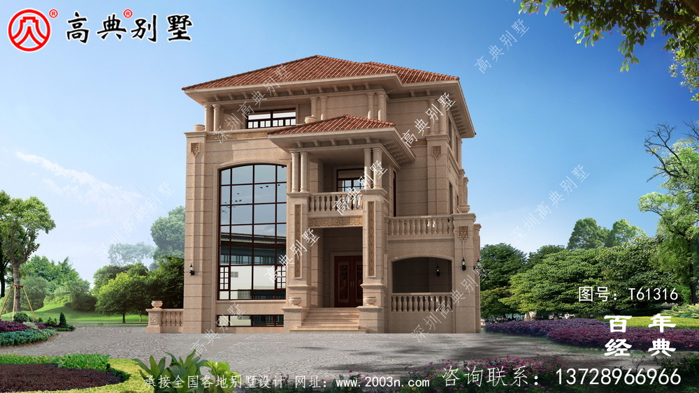 復式古典三層歐式別墅設計圖紙_農村三層自建房設計圖紙 復式古典三層歐式別墅設計圖紙_農村三層自建房設計圖紙