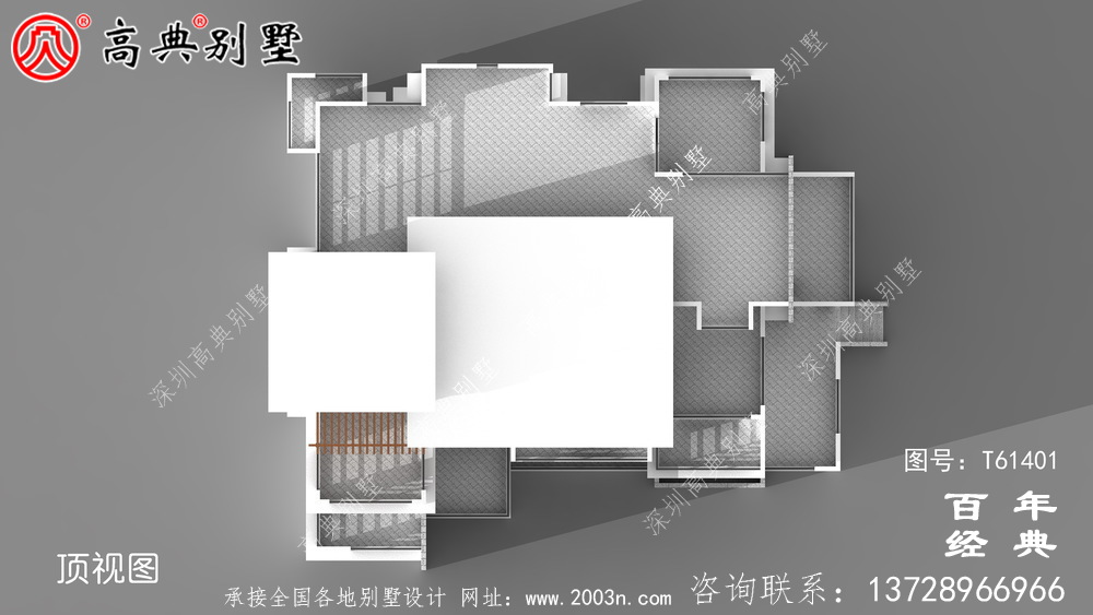 現代四層別墅外觀效果圖_農村四層自建房屋設計圖