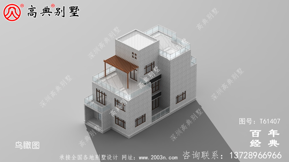 簡約現(xiàn)代風(fēng)三層別墅外觀設(shè)計圖_農(nóng)村三層別墅設(shè)計