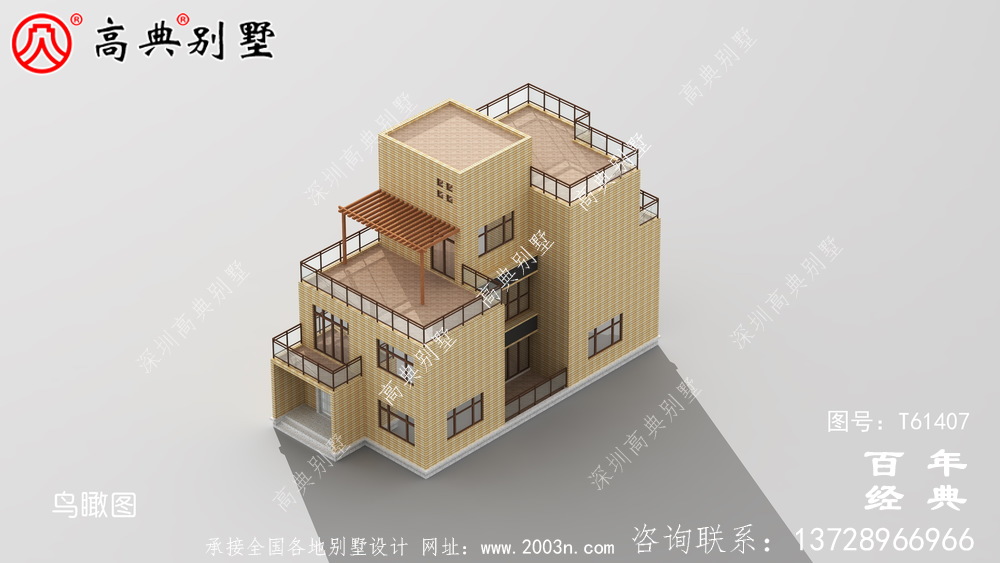 簡約現(xiàn)代風(fēng)三層別墅外觀設(shè)計圖_農(nóng)村三層別墅設(shè)計