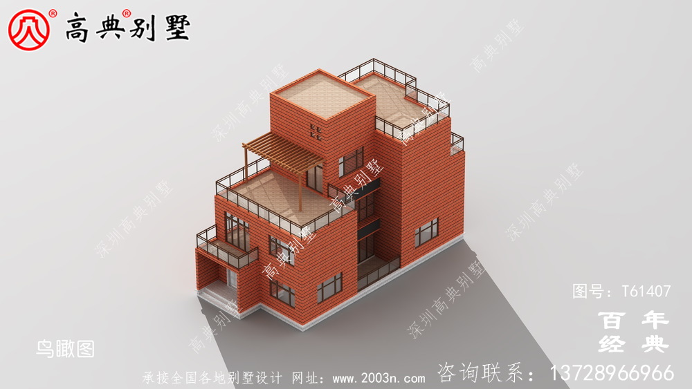簡約現(xiàn)代風(fēng)三層別墅外觀設(shè)計圖_農(nóng)村三層別墅設(shè)計