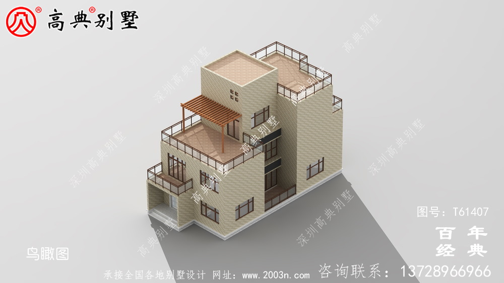 簡約現(xiàn)代風(fēng)三層別墅外觀設(shè)計圖_農(nóng)村三層別墅設(shè)計