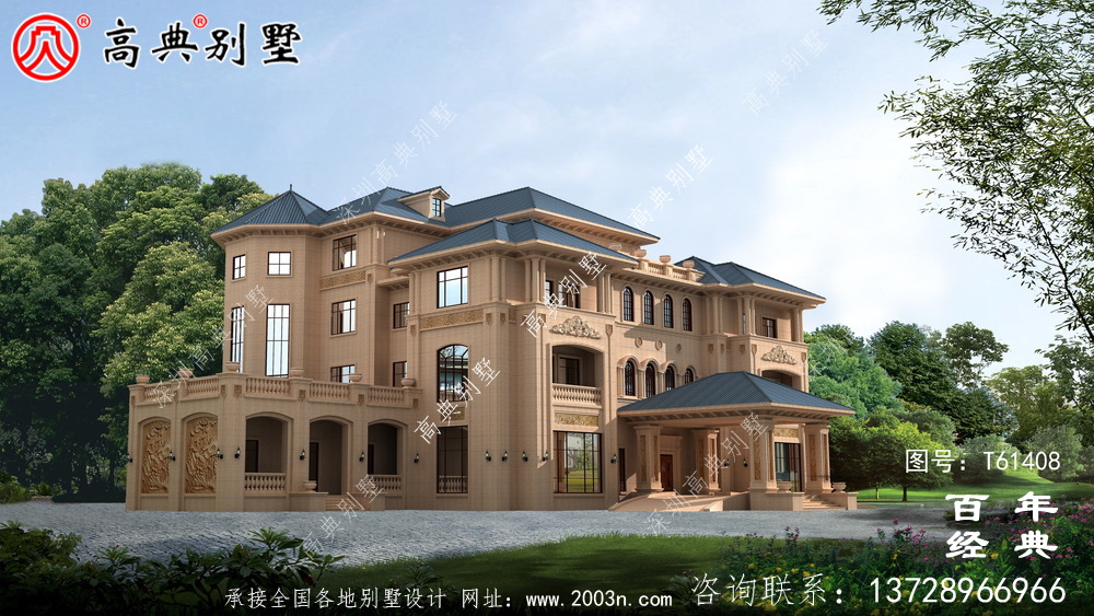 歐式四層豪華別墅設(shè)計(jì)全套圖紙_四層別墅設(shè)計(jì)圖紙