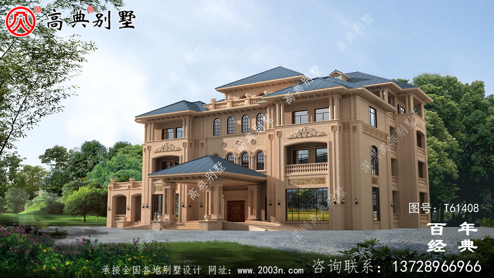 歐式四層豪華別墅設(shè)計(jì)全套圖紙_四層別墅設(shè)計(jì)圖紙