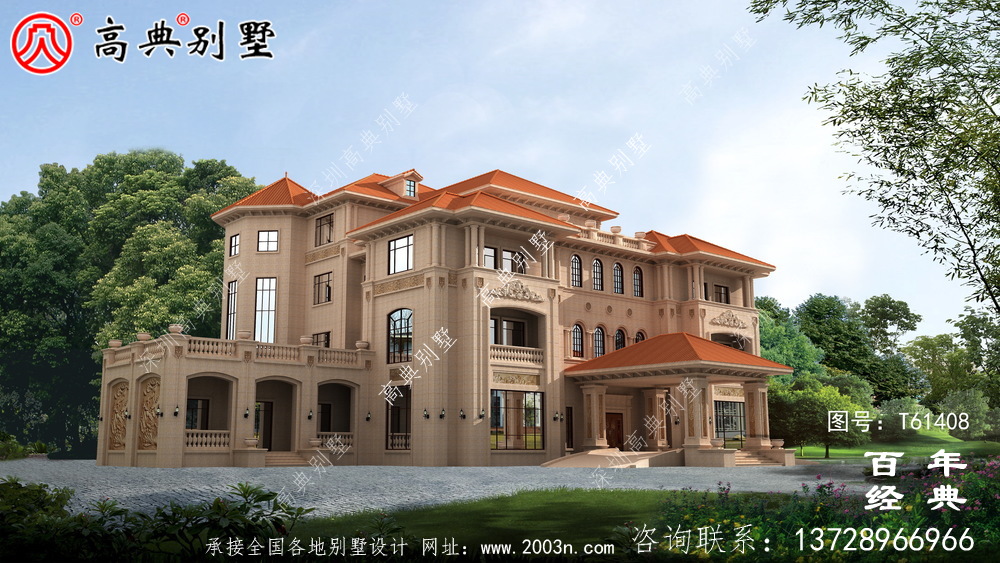 歐式四層豪華別墅設(shè)計(jì)全套圖紙_四層別墅設(shè)計(jì)圖紙