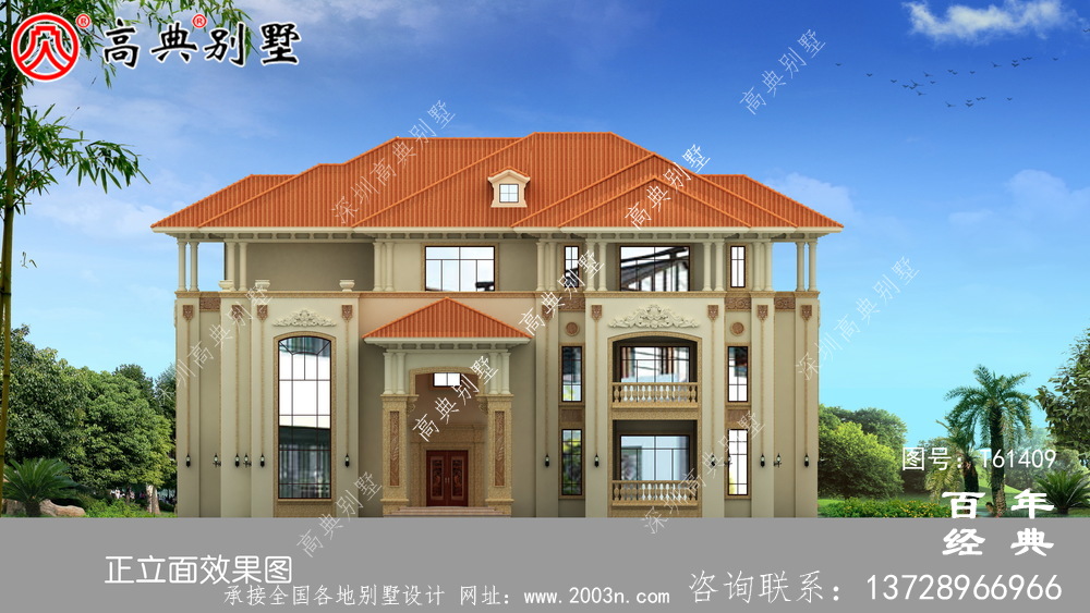 三層簡約型歐式別墅設計全套圖紙_三層別墅設計圖紙