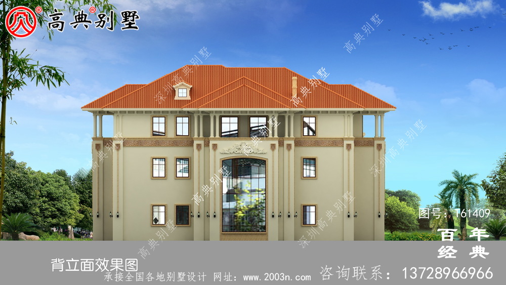 三層簡約型歐式別墅設計全套圖紙_三層別墅設計圖紙