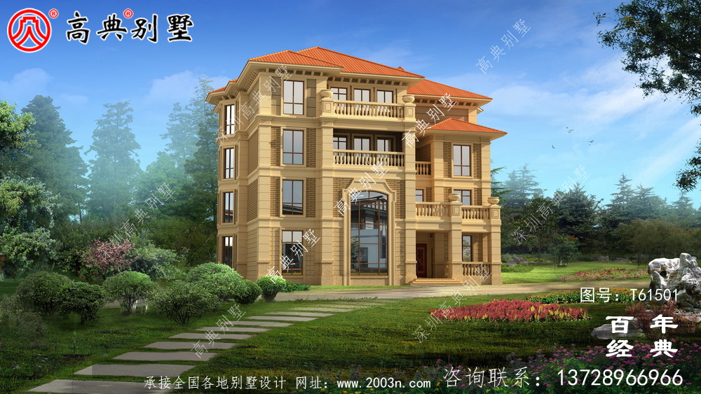 歐式四層復式別墅設計全套圖紙_四層別墅設計圖紙
