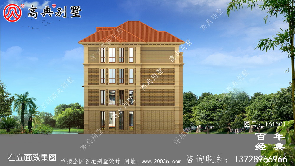 歐式四層復式別墅設計全套圖紙_四層別墅設計圖紙