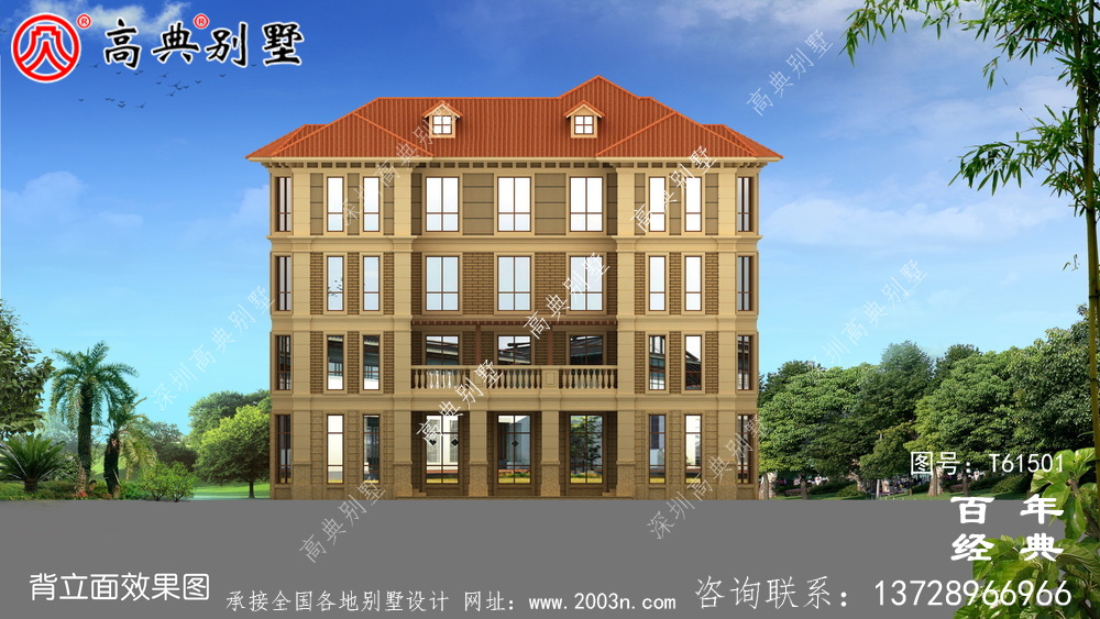 歐式四層復式別墅設計全套圖紙_四層別墅設計圖紙