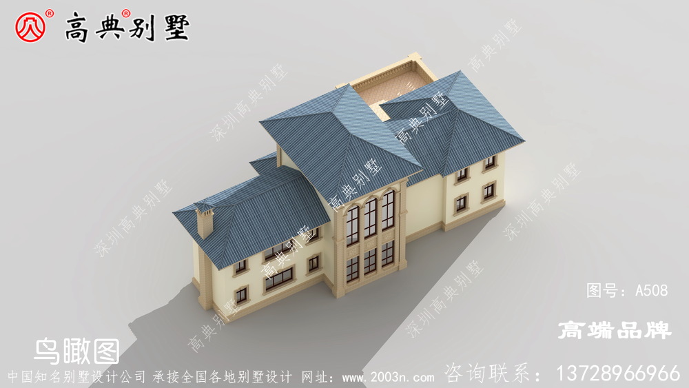 歐式風(fēng)格二層別墅圖片大全