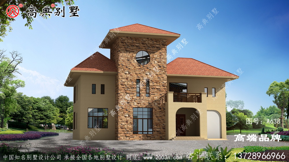 歐式風格兩層別墅圖紙 歐式風格兩層別墅圖紙