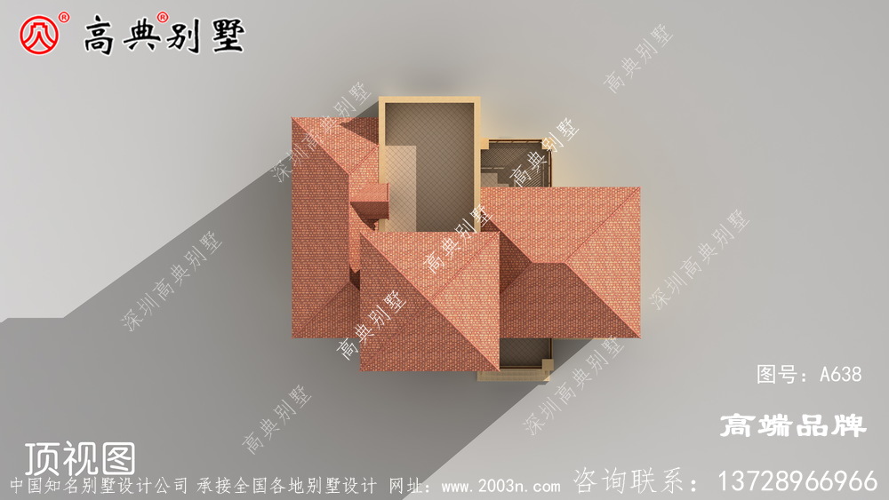 歐式風格兩層別墅圖紙