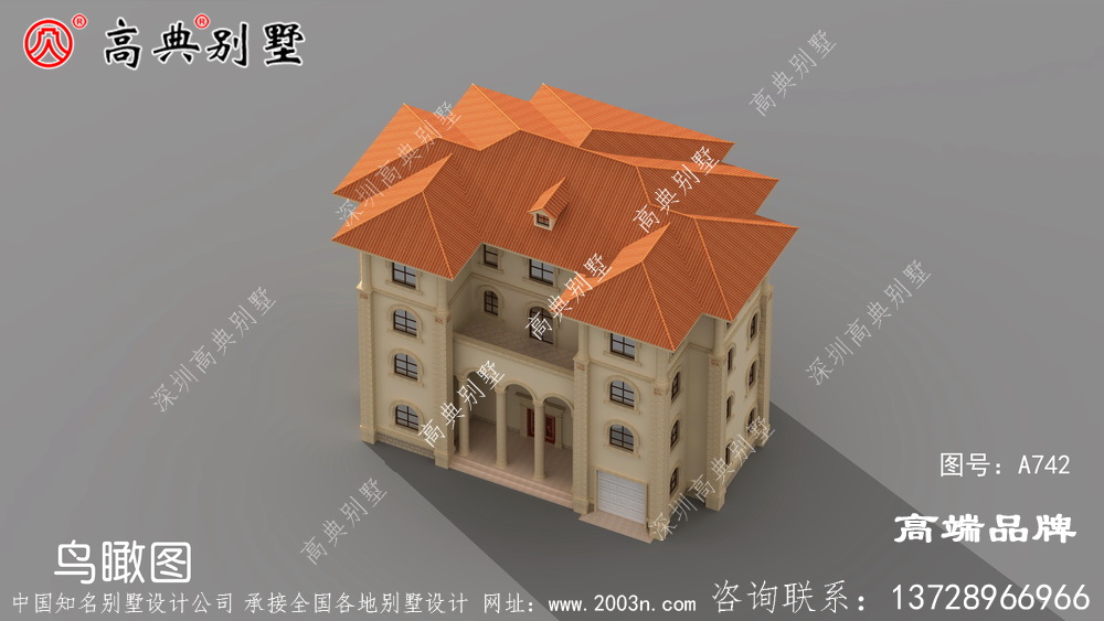歐式風格別墅圖紙設計圖