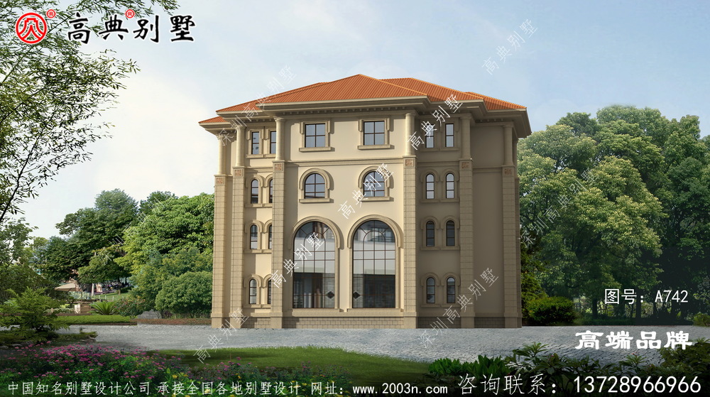 歐式風格別墅圖紙設計圖