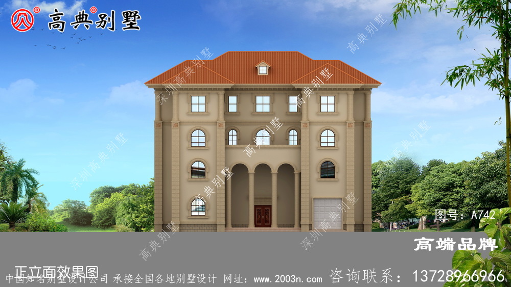 歐式風格別墅圖紙設計圖