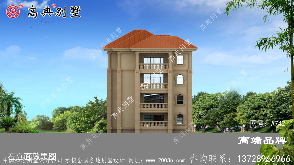 歐式風格別墅圖紙設計圖