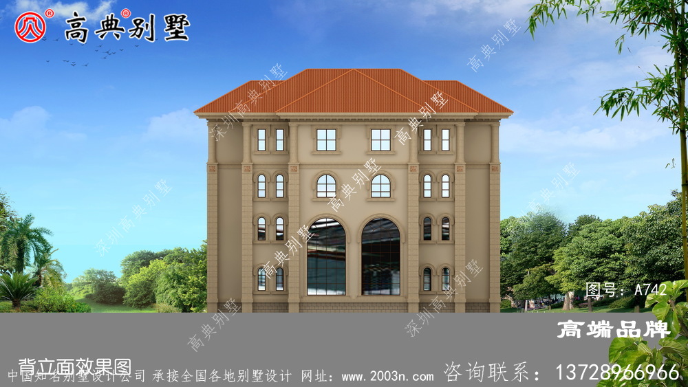 歐式風格別墅圖紙設計圖