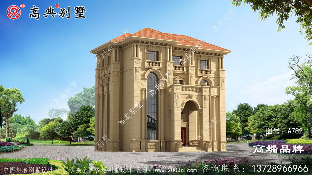法式風格別墅外觀圖