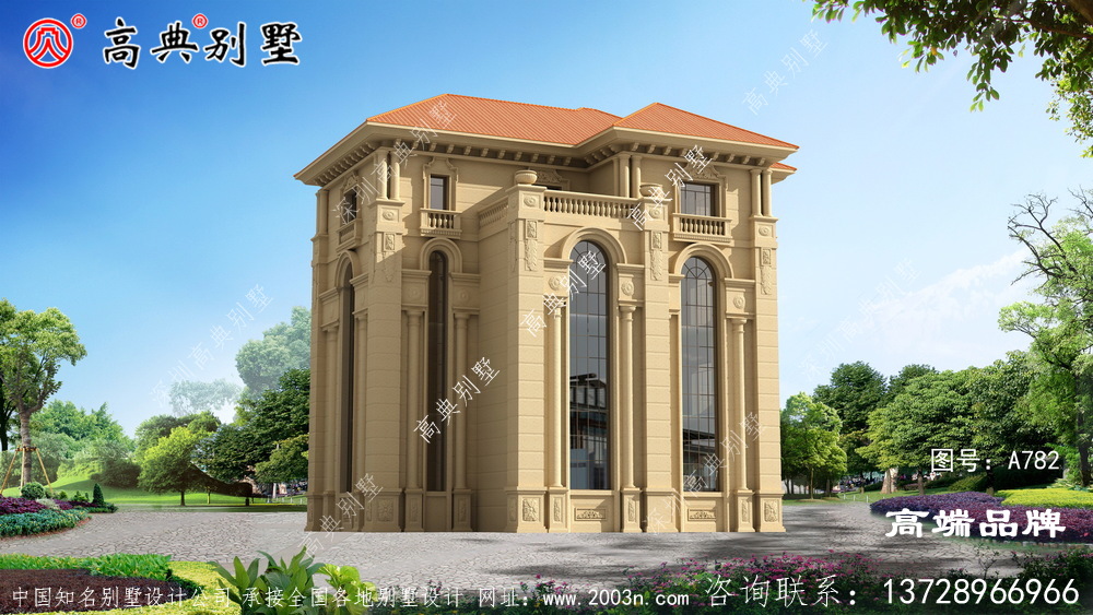法式風格別墅外觀圖