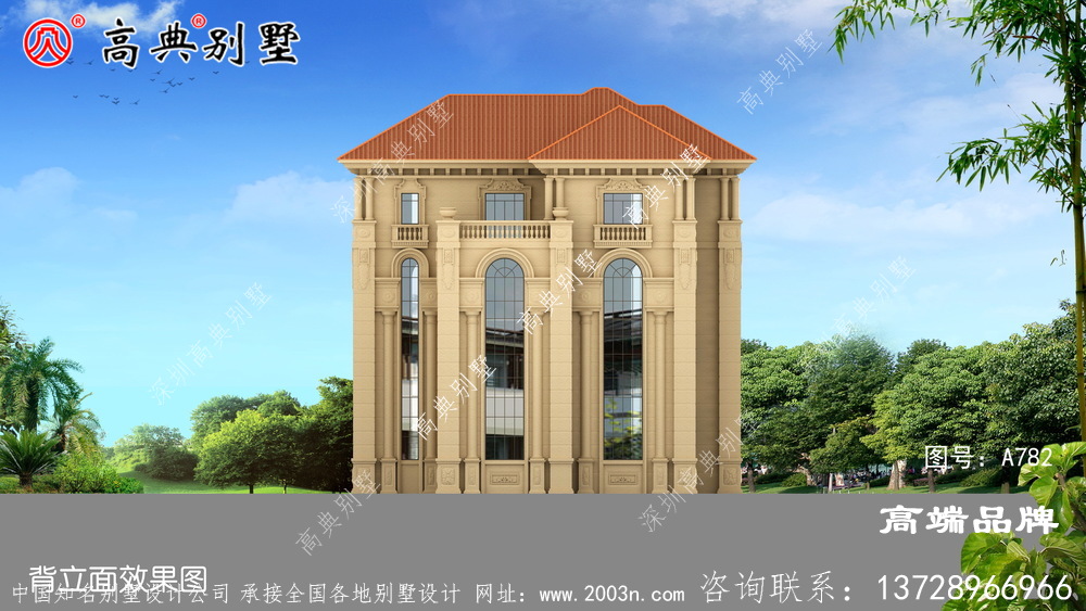 法式風格別墅外觀圖