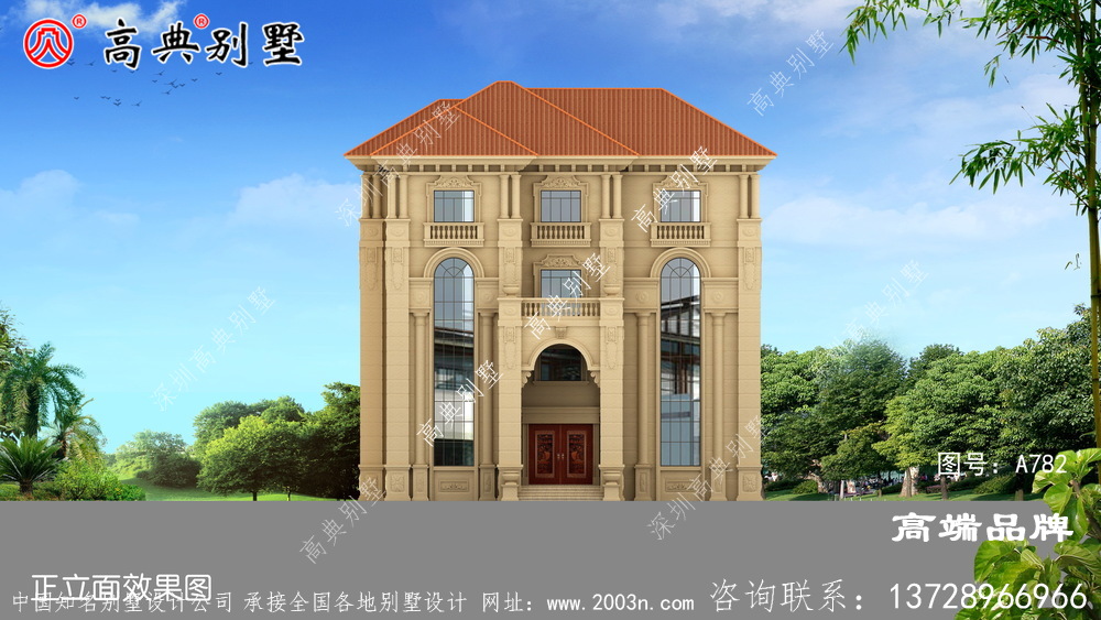 法式風格別墅外觀圖