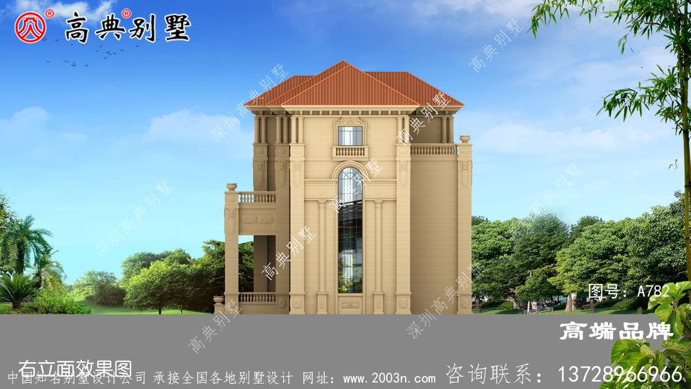 法式風格別墅外觀圖