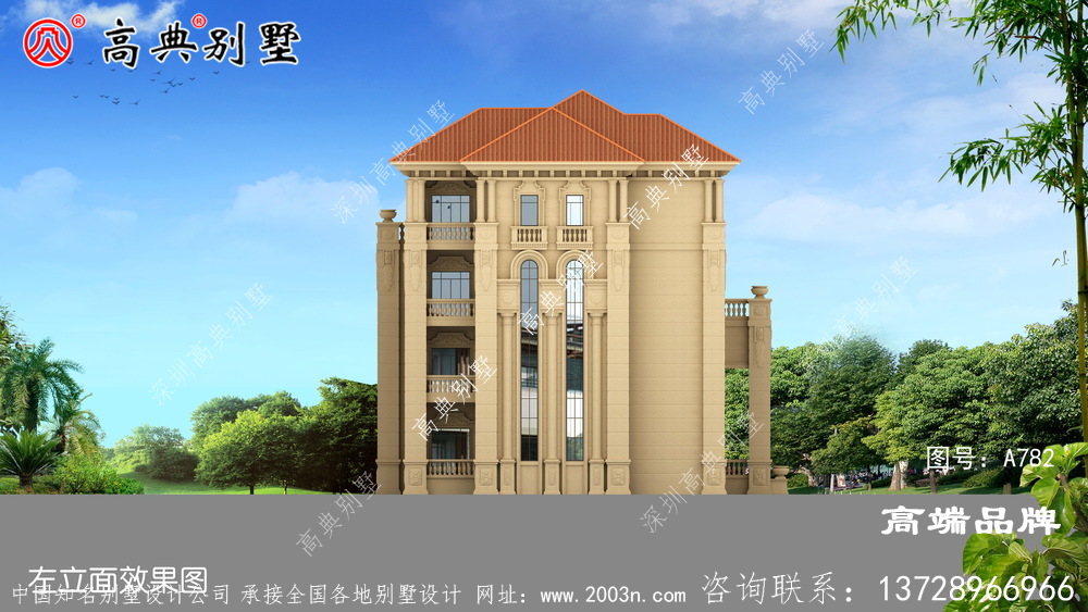 法式風格別墅外觀圖