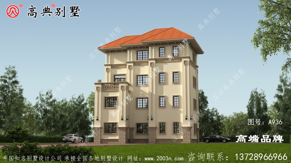 意大利風格別墅設計圖紙