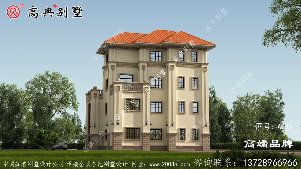 意大利風格別墅設計圖紙