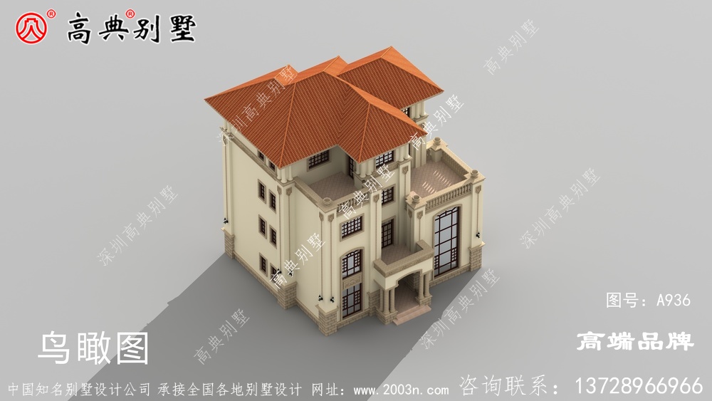 意大利風格別墅設計圖紙
