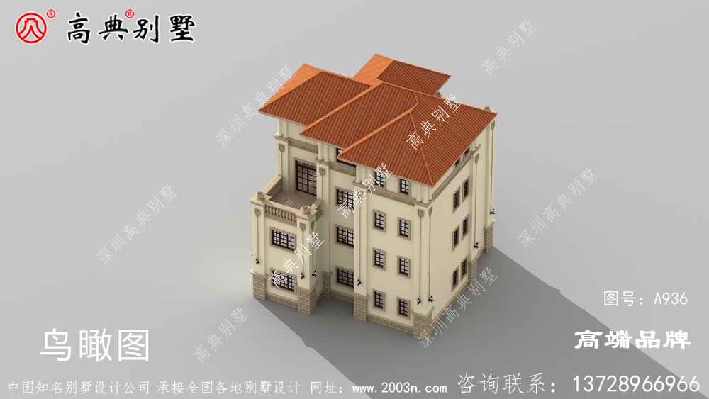 意大利風格別墅設計圖紙