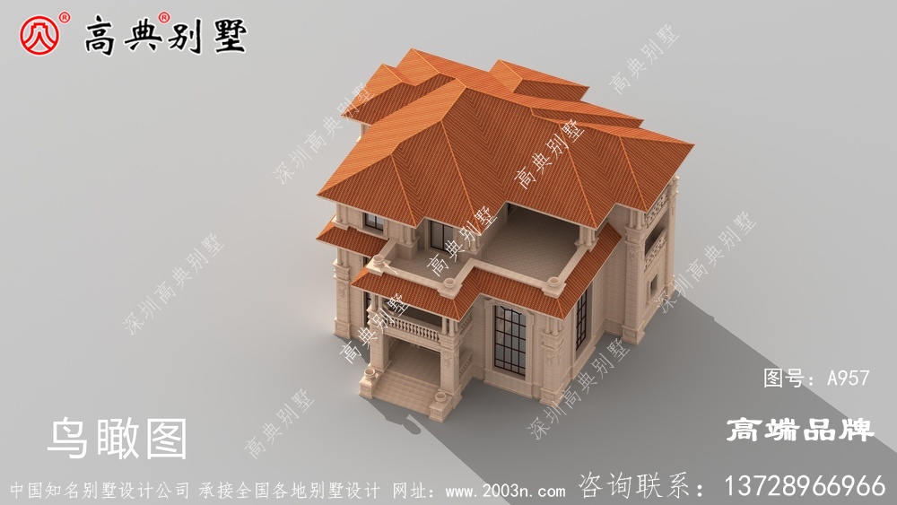 純石材干豪華別墅設計圖紙