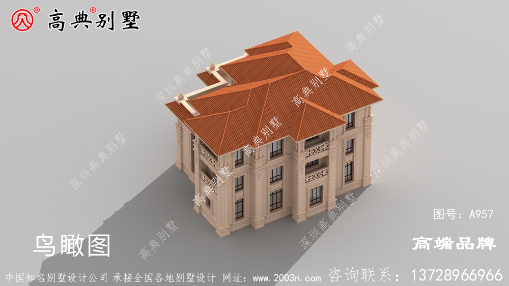 純石材干豪華別墅設計圖紙