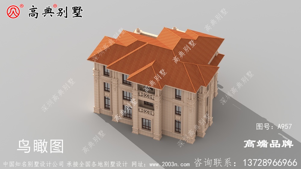 純石材干豪華別墅設計圖紙