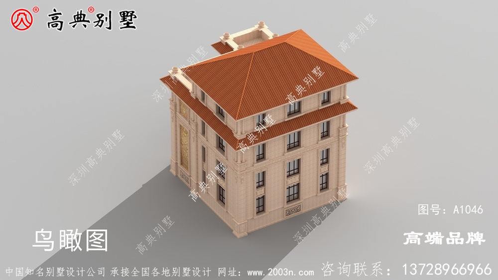 純石材掛豪華別墅設計圖