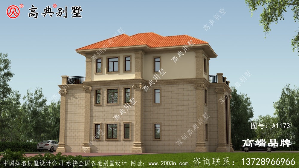 高檔別墅設計圖紙