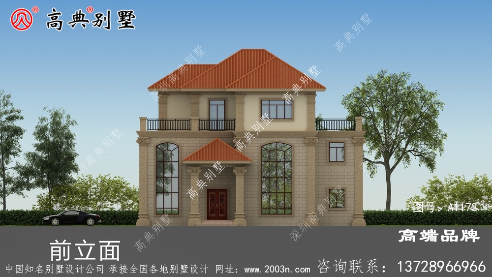 高檔別墅設計圖紙