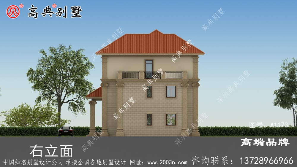 高檔別墅設計圖紙
