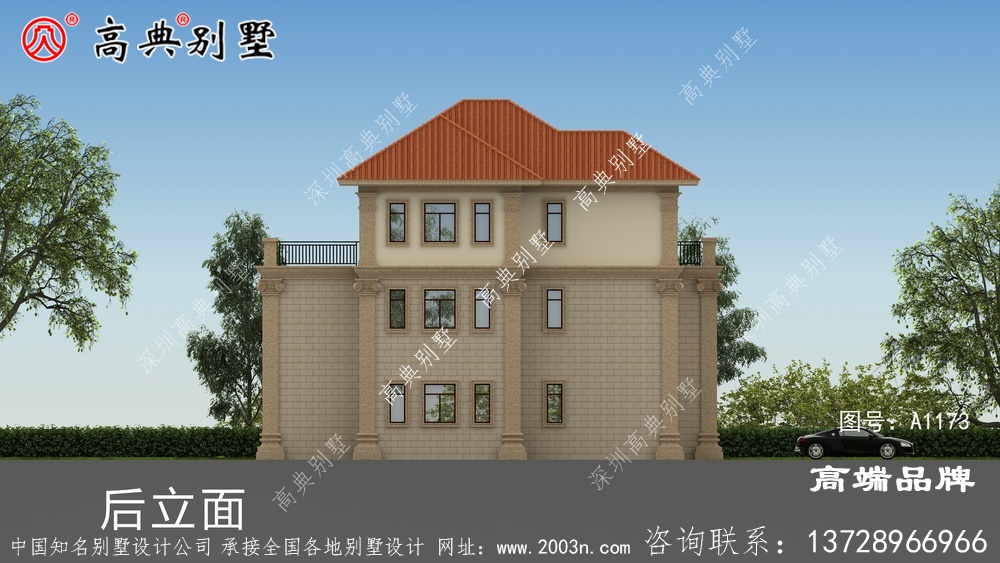 高檔別墅設計圖紙