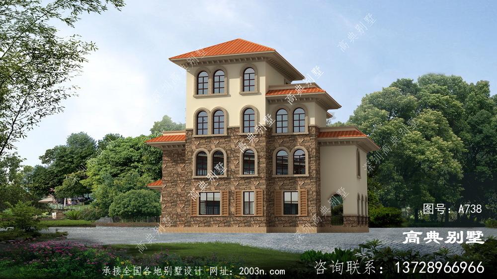 農村四層別墅設計圖