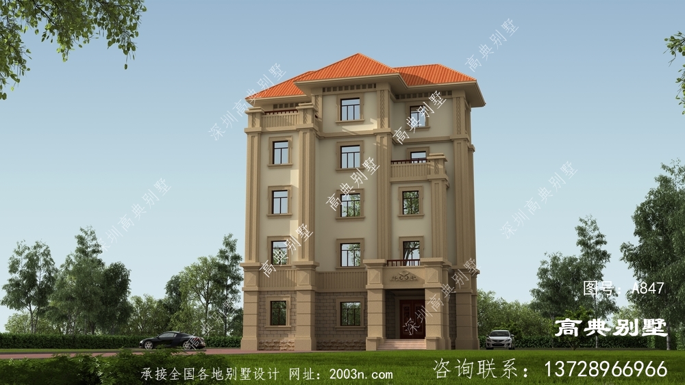 豪華五層鄉(xiāng)村別墅設(shè)計 豪華五層鄉(xiāng)村別墅設(shè)計