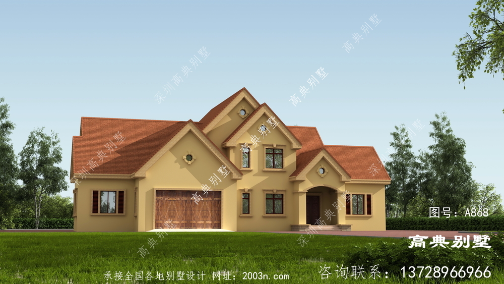 鄉村單層小型別墅自建房設計圖