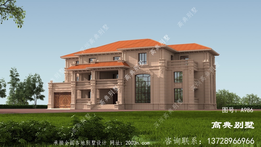 歐式石材大戶型別墅
